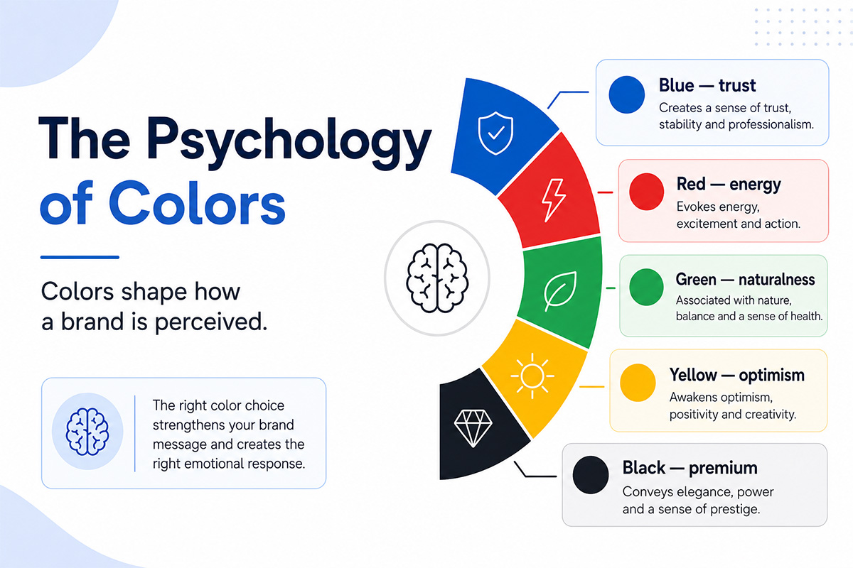 The psychological impact of colors in branding strategy