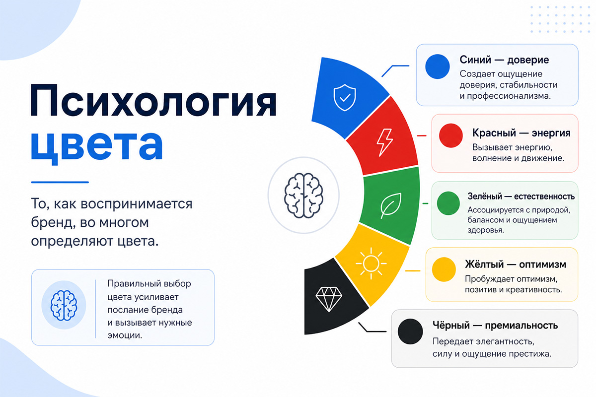 Психологическое влияние цветов в стратегии бренда