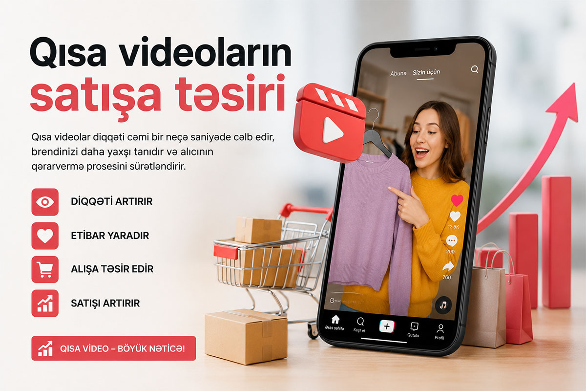Qısa videoların satışa təsiri