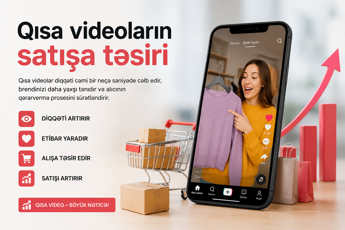 Qısa videoların satışa təsiri