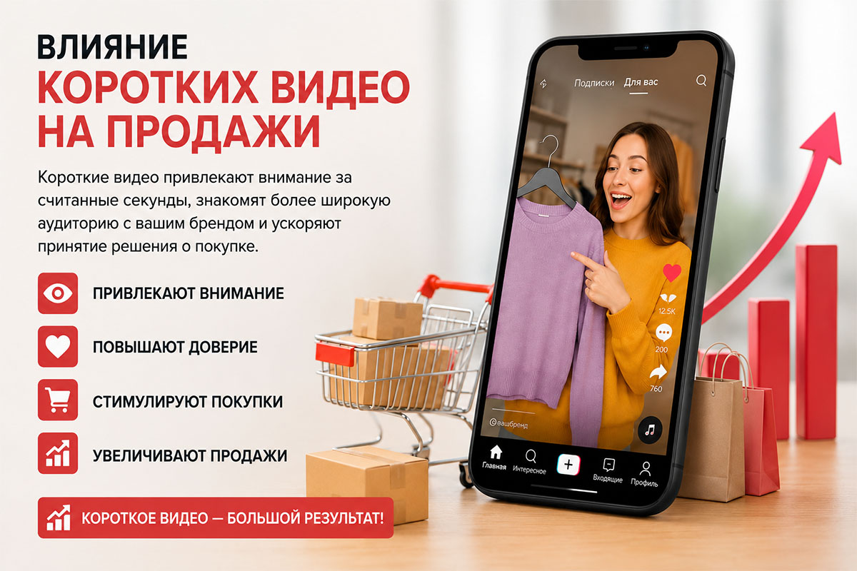 Влияние коротких видео на продажи
