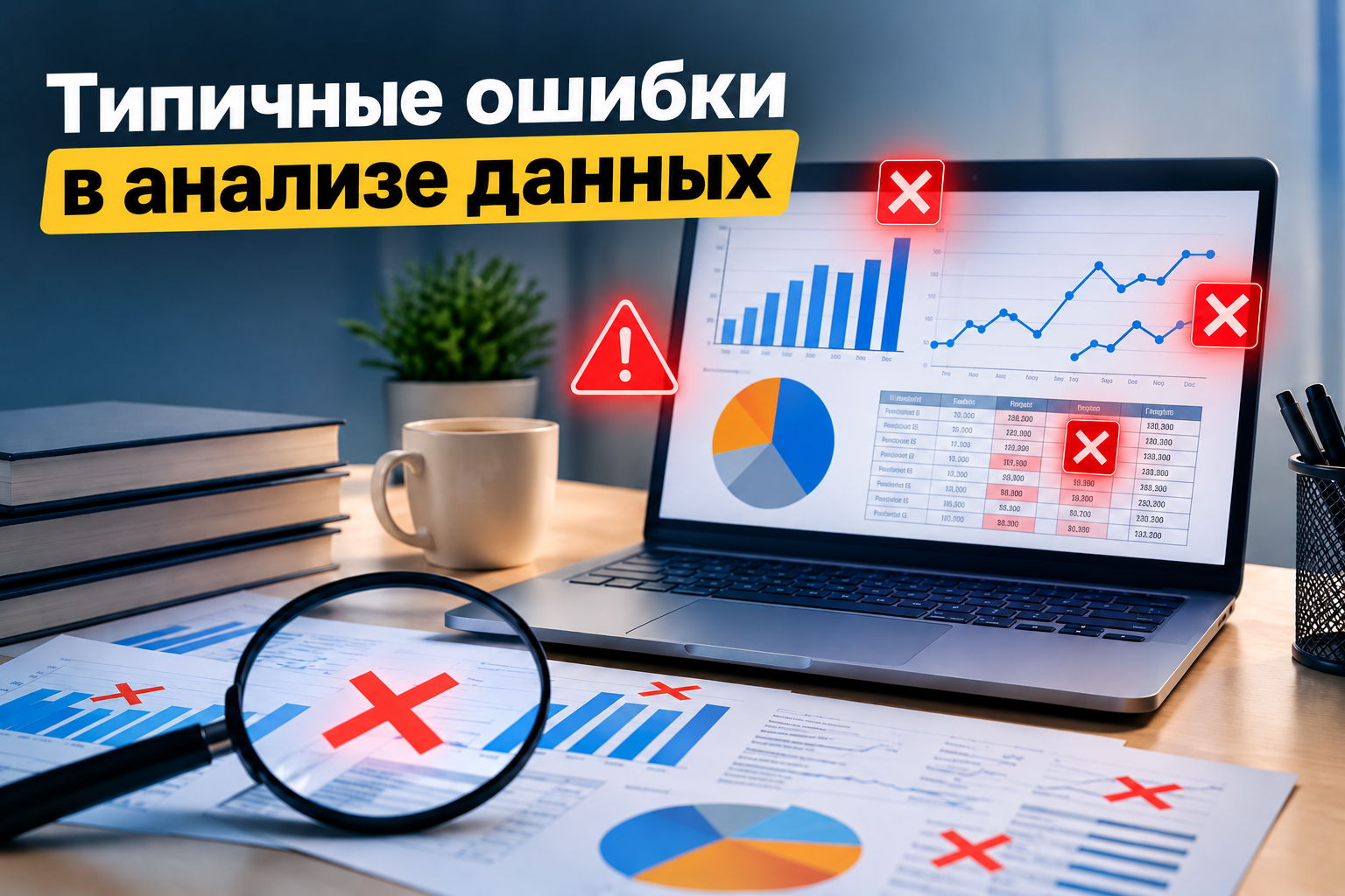 Распространённые ошибки в анализе данных