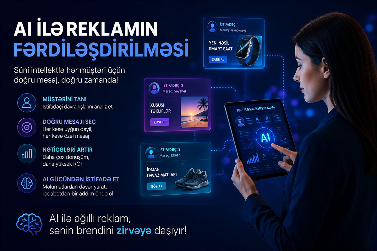 AI ilə reklamın fərdiləşdirilməsi