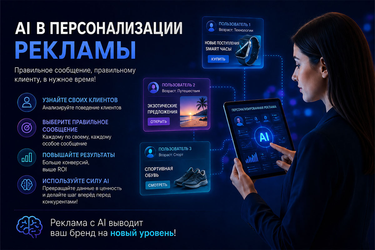 Персонализация рекламы с помощью ИИ