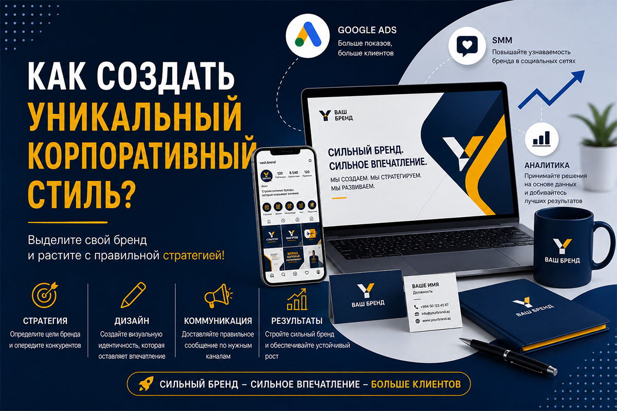 Как создать уникальный фирменный стиль? 