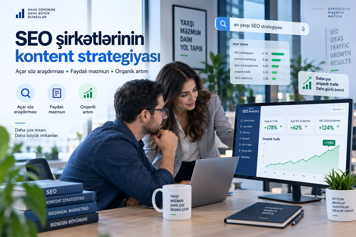 SEO şirkətlərinin kontent strategiyası