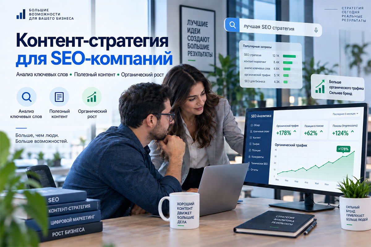 Контент-стратегия для SEO-компаний